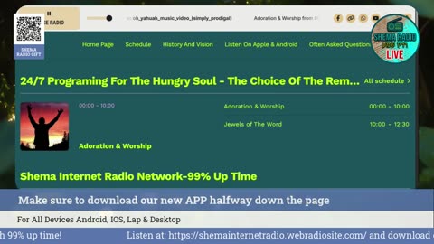 Shema Internet Radio Live Daily Stream
