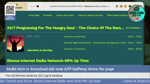 Shema Internet Radio Live Daily Stream