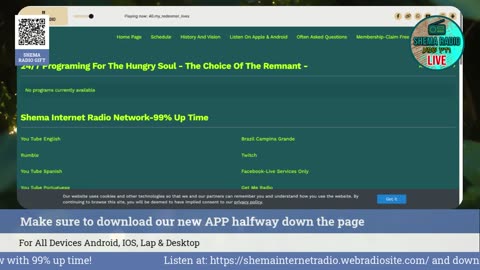Shema Internet Radio Live Daily Stream