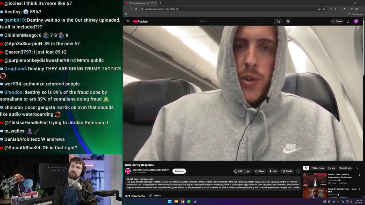 [Mirror] Destiny YouTube Stream
