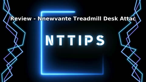 Nnewvante Treadmill Desk Attachment Bamboo Walking Laptop Holder Workstation Erg