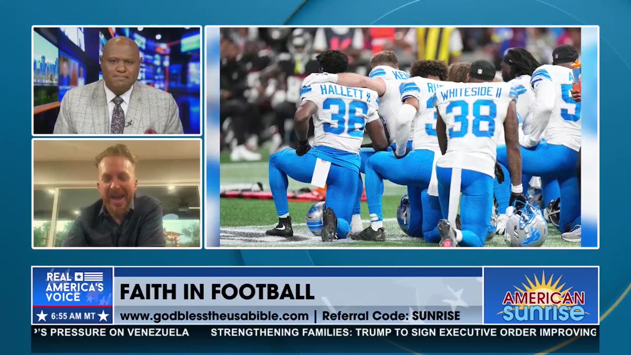 JESUS IS BACK IN THE ENDZONE