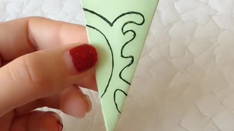 How to Make an Origami Ice Cream Cone