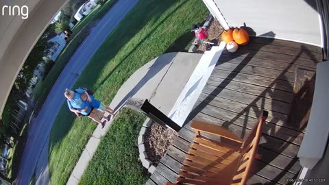 Rushing Amputee Husband Forgets to Grab Leg