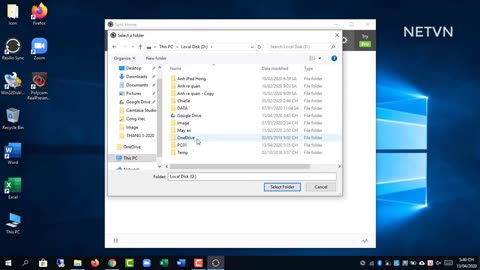 Create your own cloud storage on Windows 10 NETVN