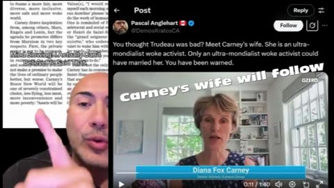 New Canadian PM Mark Carney's Radically Insane WEF Ideology & his "Woke" wife.