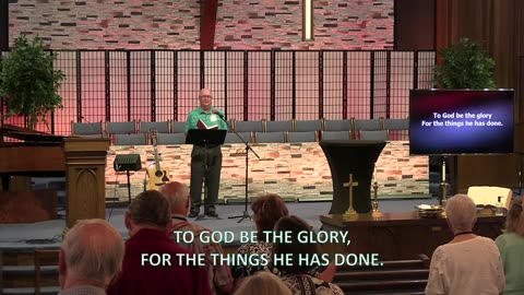 August 10, 2025 8:45 am Traditional Worship