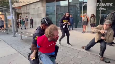 Brawl Erupts Near Turning Point USA Event at UC Berkeley