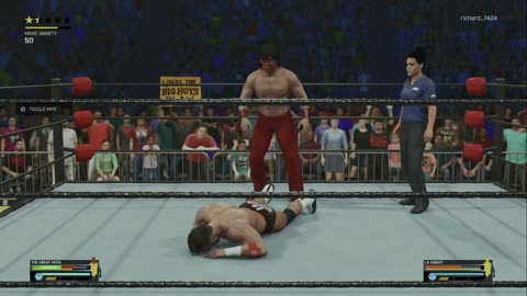 wwe 2k25 197 universe Great Muta VS LA Knight