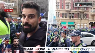 🔴 THOUSANDS ‘March for Australia’ as Antifa TRIES to SHUT IT DOWN