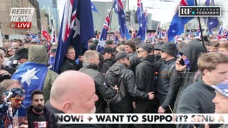 🔴 THOUSANDS ‘March for Australia’ as Antifa TRIES to SHUT IT DOWN