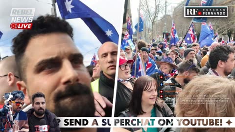 🔴 THOUSANDS ‘March for Australia’ as Antifa TRIES to SHUT IT DOWN
