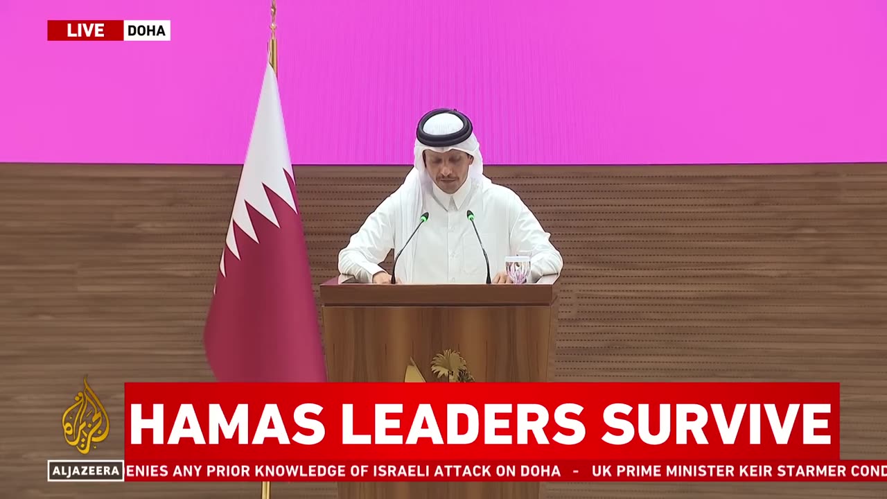 Qatari PM calls the Israeli attack ‘state terrorism’