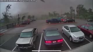 Inside of a EF3 Tornado in St. Louis, Missouri - May 16, 2025 CCTV