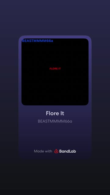 FLORE IT (Official Audio)