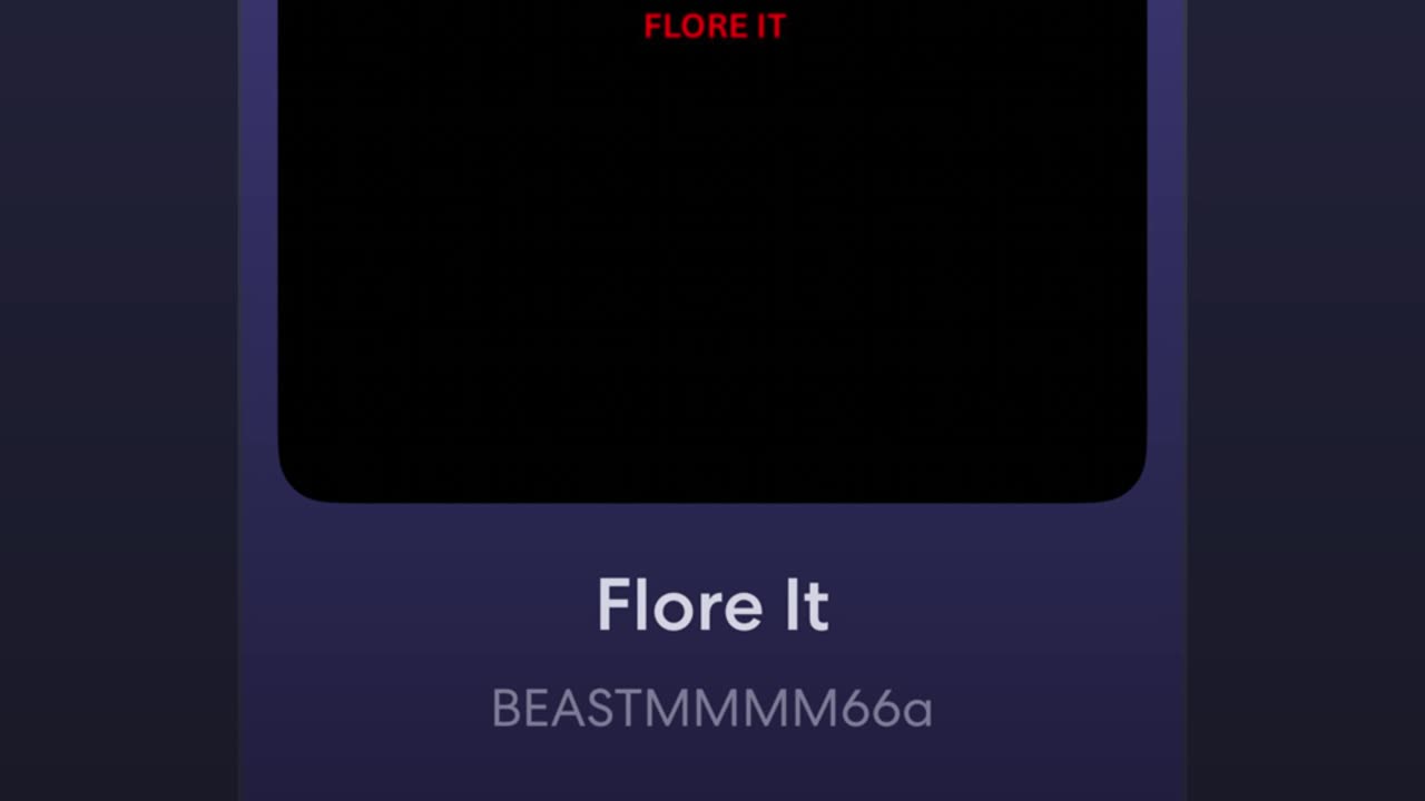 FLORE IT (Official Audio)
