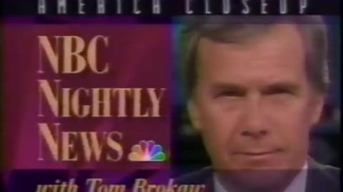 May 23, 1993 - Promo for Nightly News with Tom Brokaw
