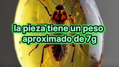 Ámbar Ruso Revela Cucaracha de Hace 35 Millones de Años.