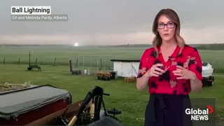 What is ball lightning? caught on camera in Alberta HAARP at its Best