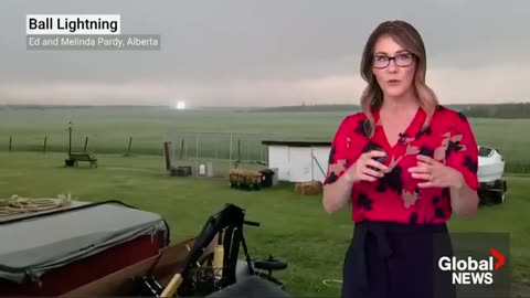 What is ball lightning? caught on camera in Alberta HAARP at its Best