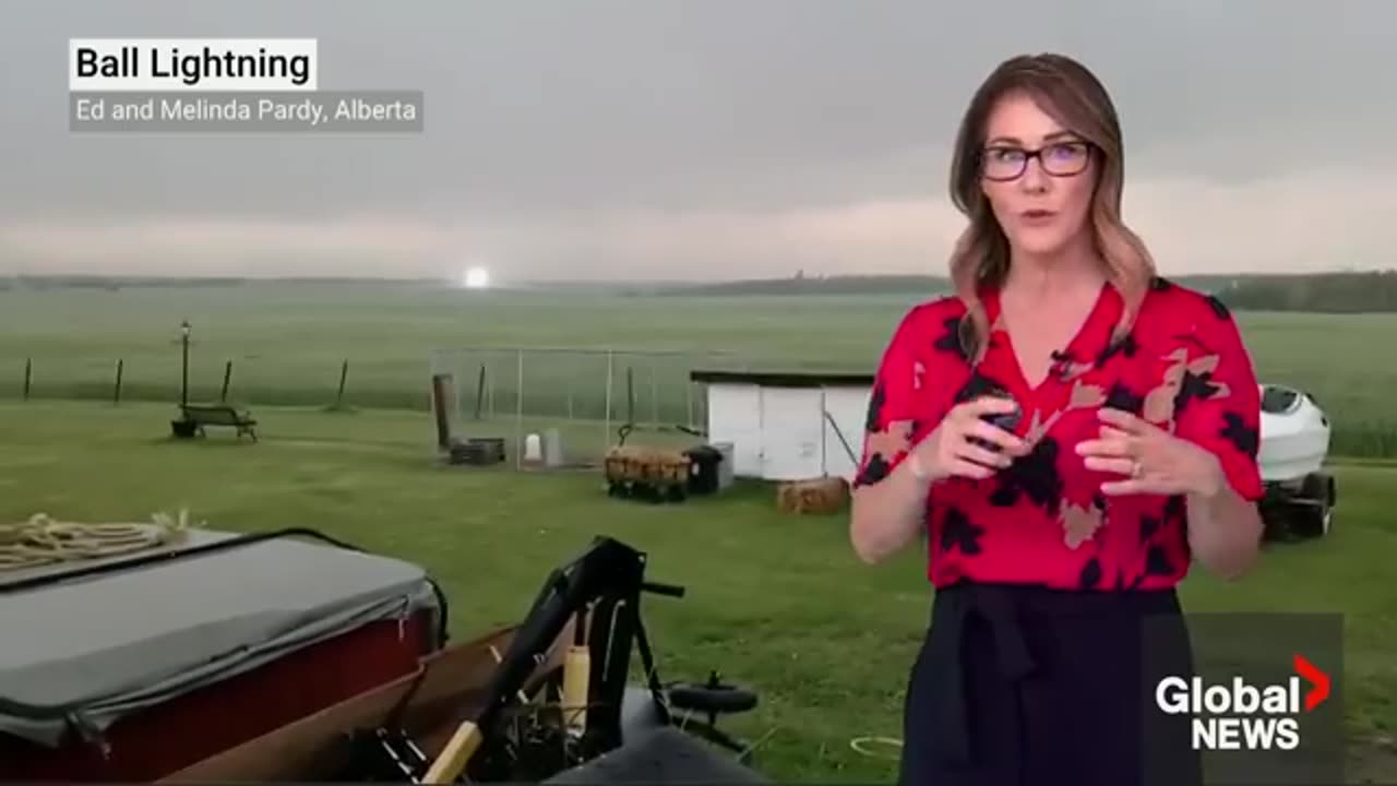 What is ball lightning? caught on camera in Alberta HAARP at its Best