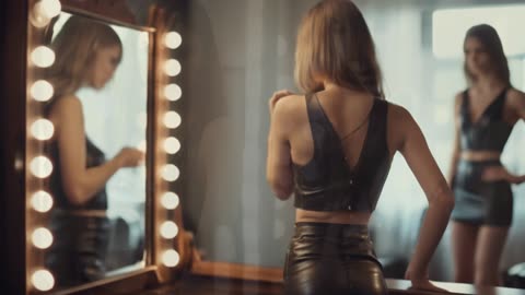 CLIPS TEASER Women in Leather Latex Beach Lookbook Escorts Rentals Haul AI Art from Rick Liberty
