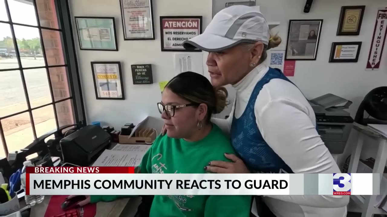 Latino business owner in Memphis: "We're grateful for the National Guard coming."