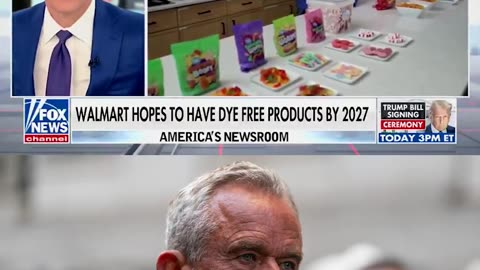 Walmart is PURGING artificial dyes from their store brand products #MAHA