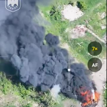 Drones Smash Into the Back of Russian APCs