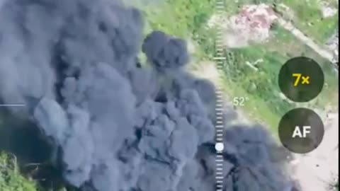 Drones Smash Into the Back of Russian APCs