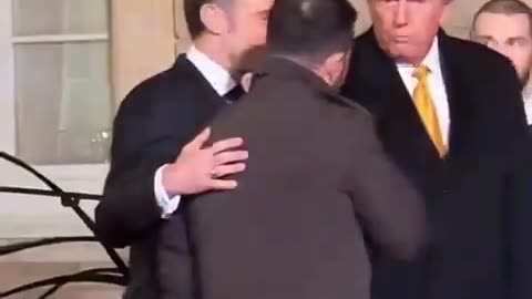 Macron is looking at trump like he is going to punch him