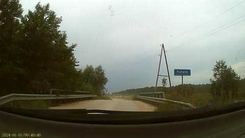 Schotterpiste in Lettland