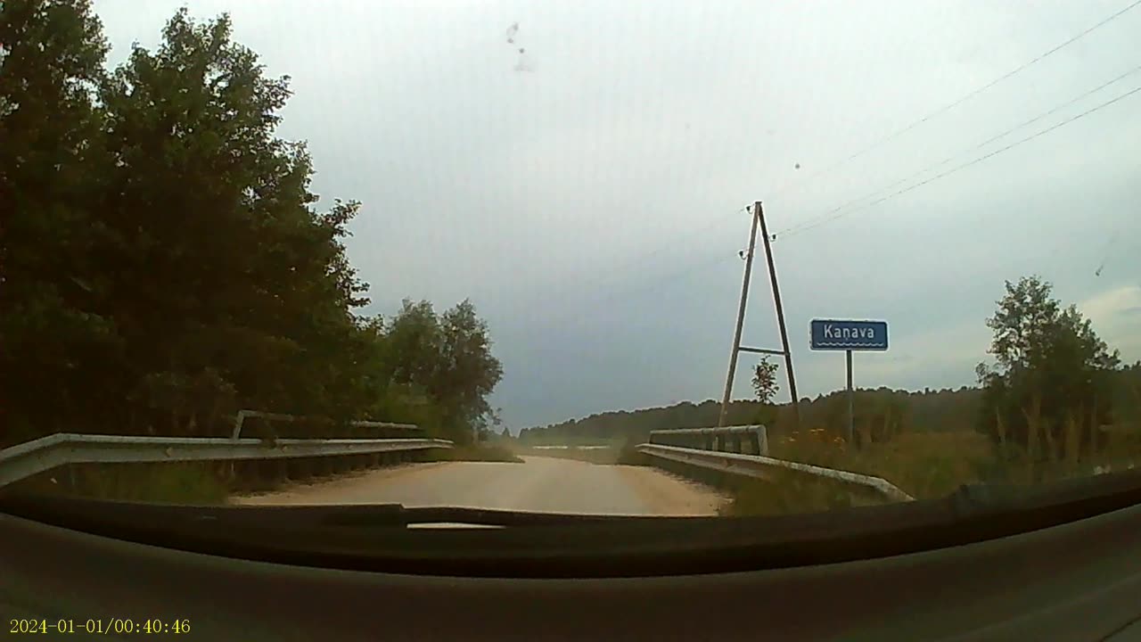 Schotterpiste in Lettland