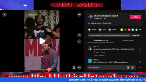 WHEN WILL WHITE ON WHITE CRIME STOP,"SORRY CHARLIE KIRK
