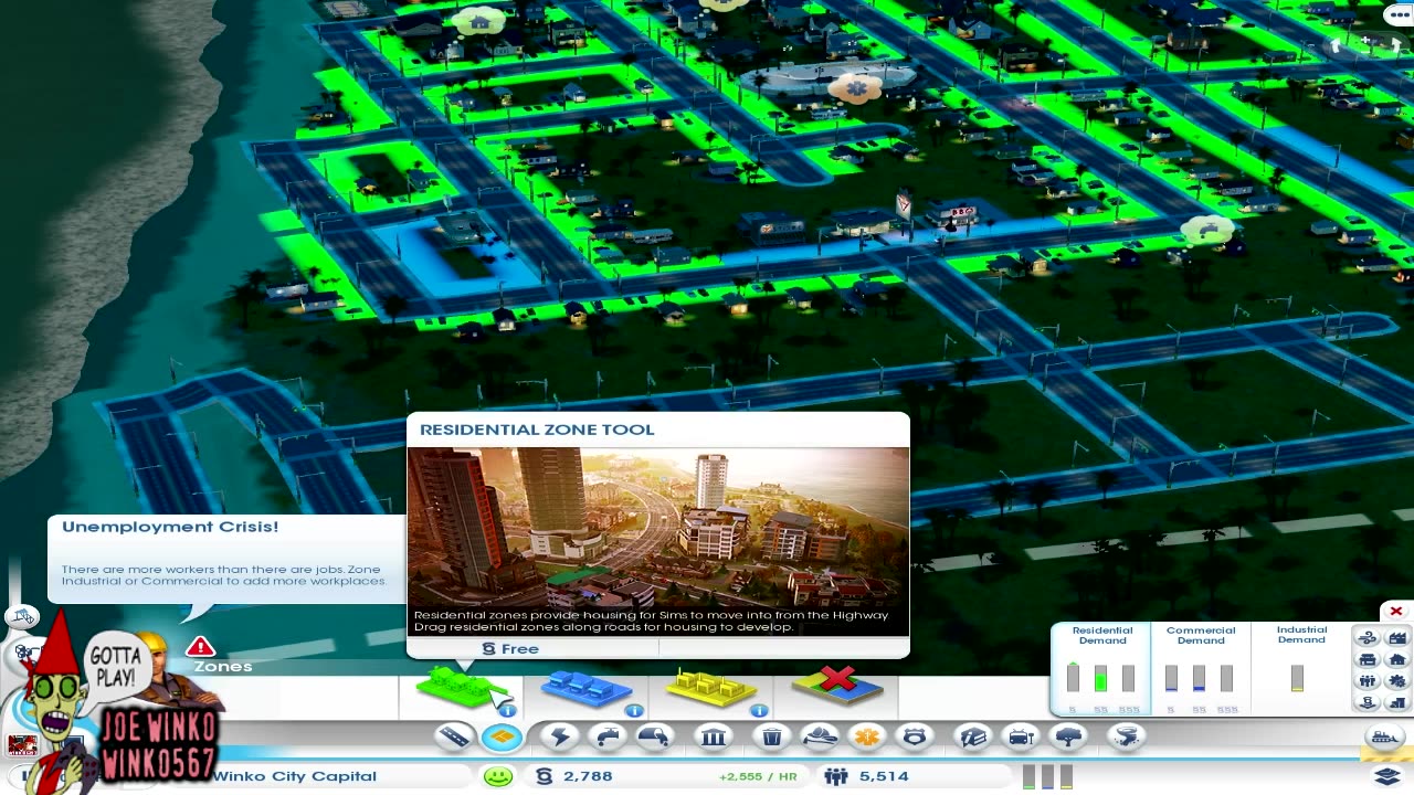 2014 12 23 - SimCity 2013 Playthrough - Winko Land - 1-02