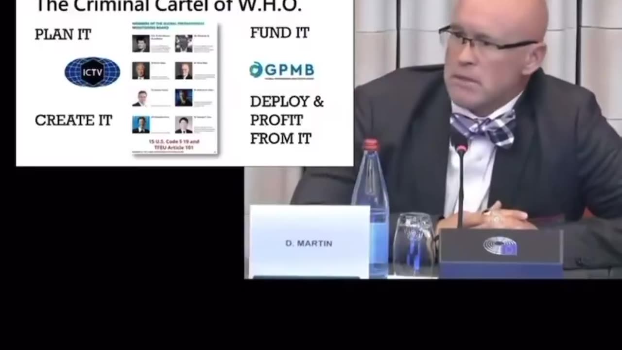 D. MARTIN: History of LIEs ~ SINISTER PLANs to Enrich Themselves, Criminal Cartel, World Health Organization, WHO, Criminal Industrial Conspirators