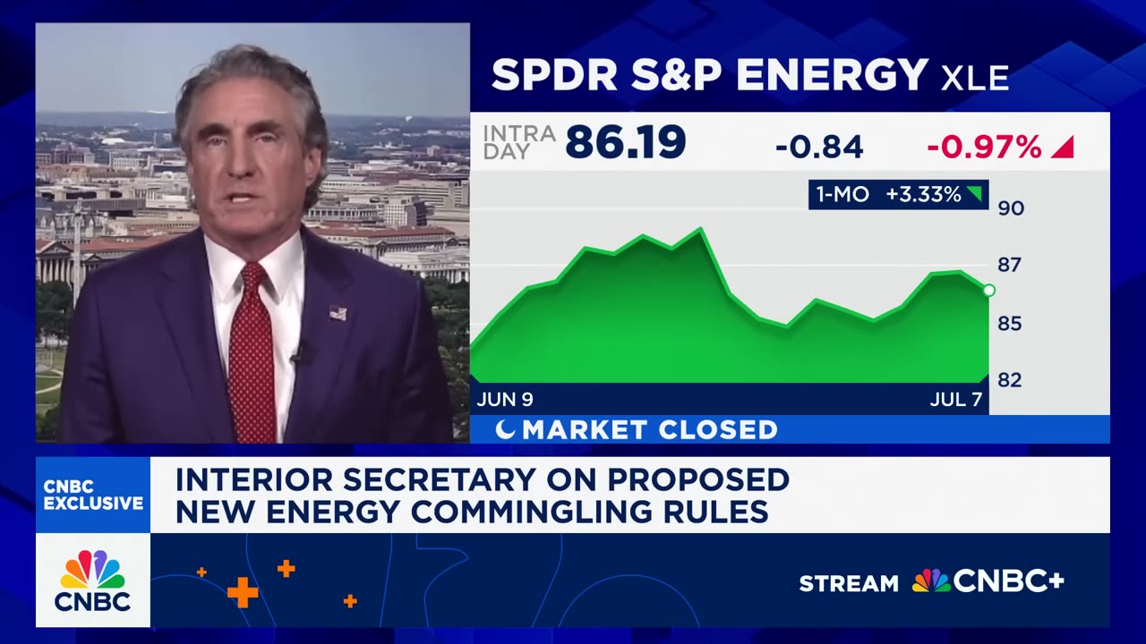 View the entire conversation with Interior Secretary Doug Burgum on CNBC.
