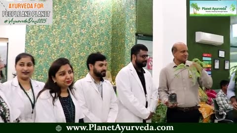 Ayurveda Day Celebration by Dr Vikram Chauhan - Gifted Amla Plants