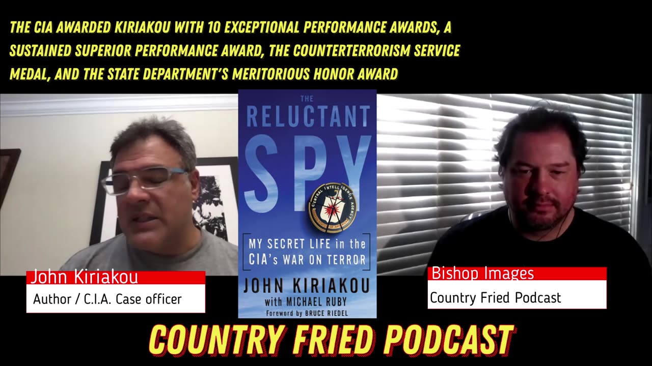 Country Fried News & Podcast short John Kiriakou Book "The reluctant Spy"