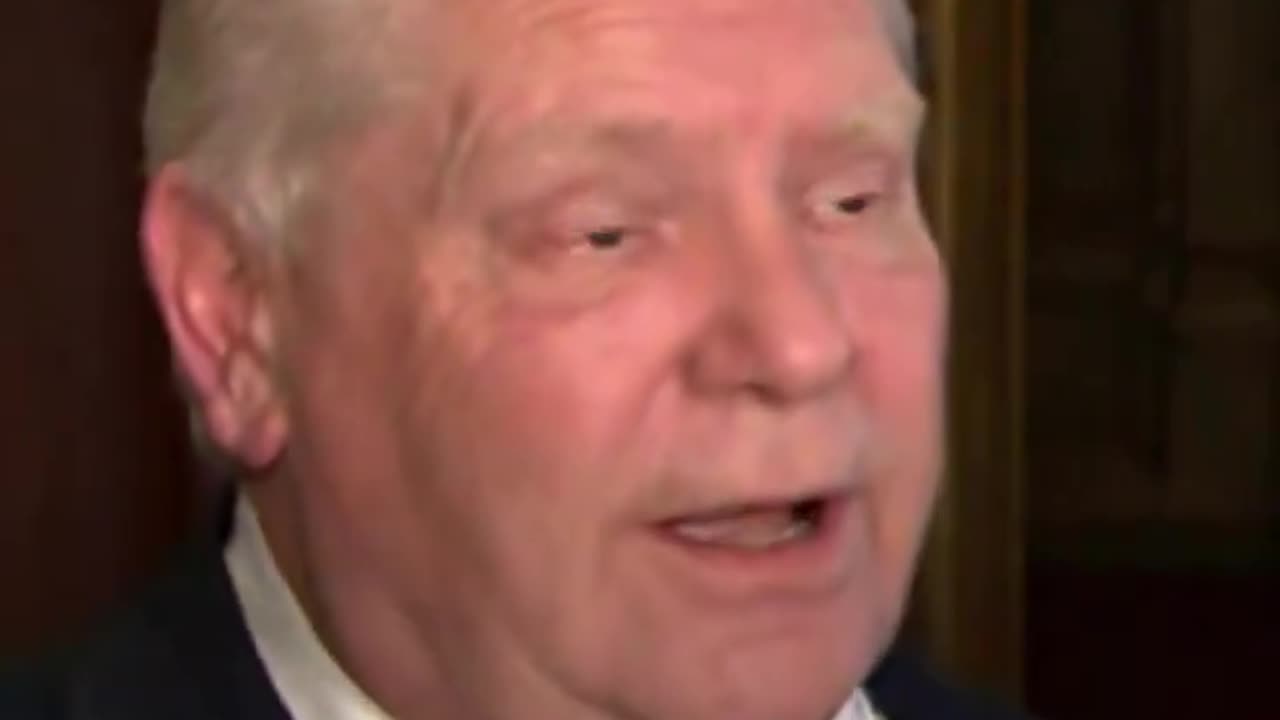 Ontario, Canada Premier Doug Ford just had another meltdown over President Trump's