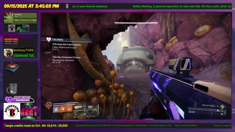 Destiny 2: 9/15/25 - Goal is 470 Power Level. Anyone need Operation: Seraph's Shield run?