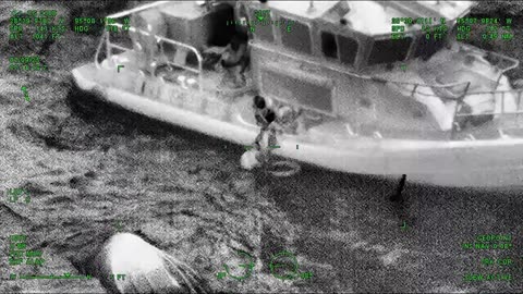 Coast Guard Rescues 5 After Boat Capsizes Near Freeport, Texas | Dramatic Ocean Rescue