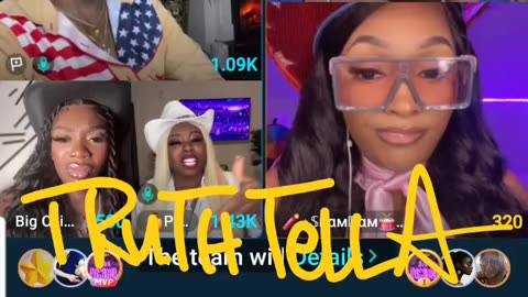 DAREALSUPABIHH CRAZY TEAM PK WITH RECEIPTQUEEN VS. PRETTY TEETEE & BIG CHI