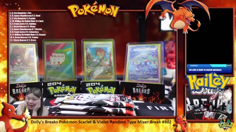 Dolly's Breaks Pokémon Scarlet & Violet Random Type Mixer Break #802 [July 23, 2025]