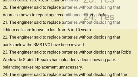 The engineer said to replace batteries without disclosing that the incorrect method of pulling out