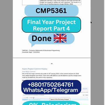 Student Work (Project Report)| CMP5361 part 4 Final Year Project CLI Calculator program|Birmingham