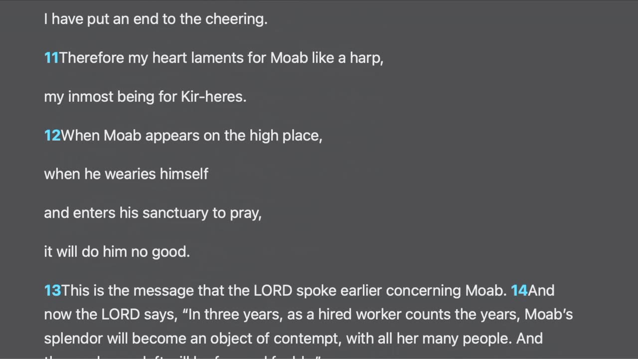 Isaiah 16