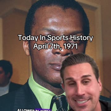 THE HISTORIC SPORTS MOMENT OF APRIL 7th, 1971