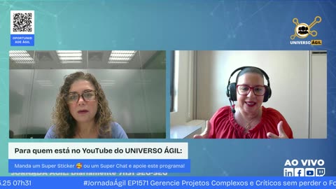 #JornadaÁgil EP1571 Gerencie Projetos Complexos e Críticos sem perder o Foco na Agilidade QUI 29.05.25 07h31