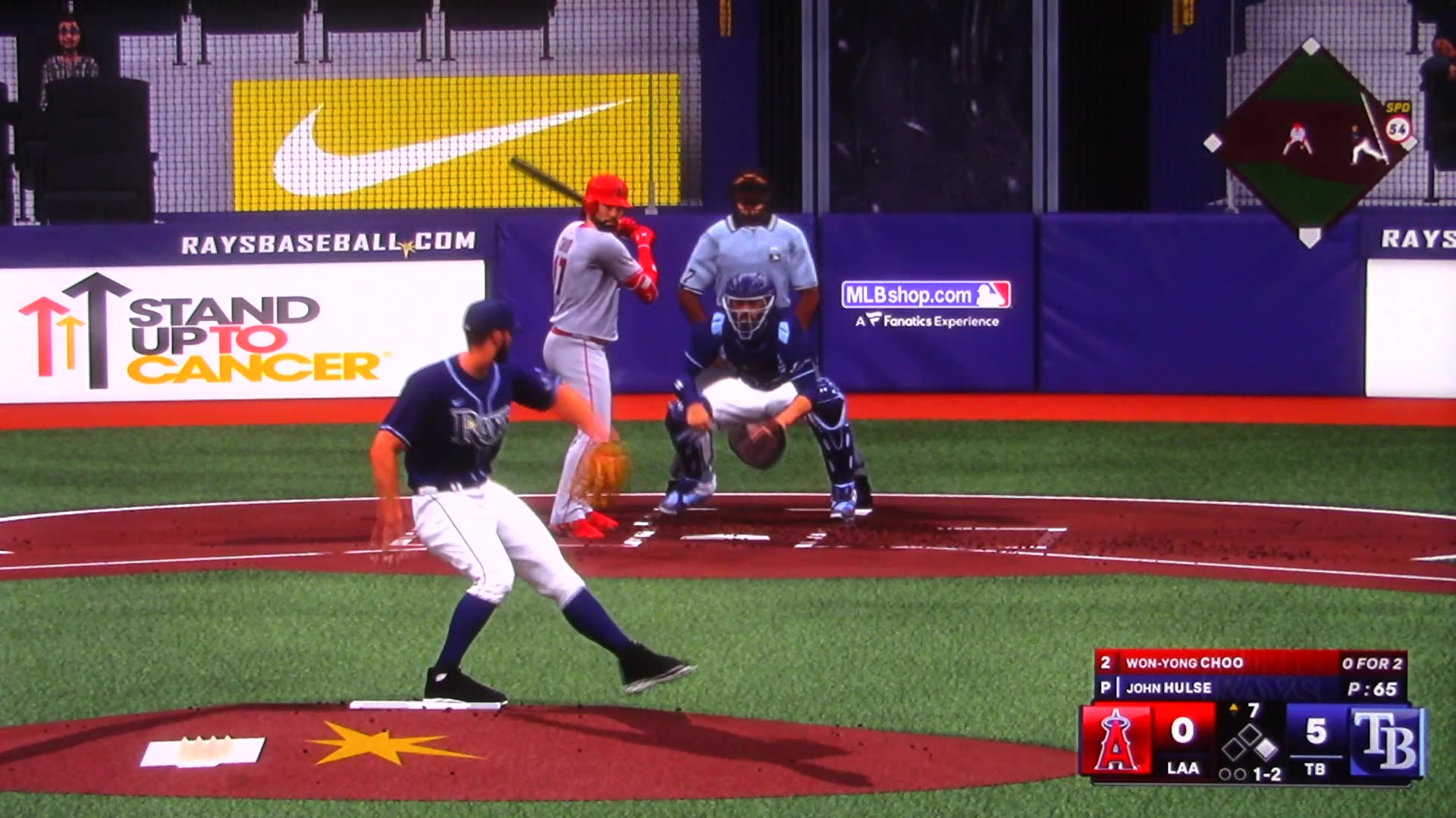 MLB The Show: Tampa Bay Rays vs Los Angeles Angels (S14 G20)